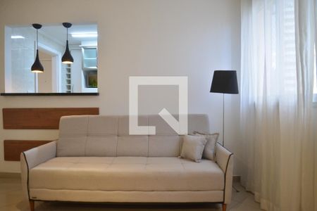  Sala de apartamento para alugar com 2 quartos, 80m² em Jardim, Santo André