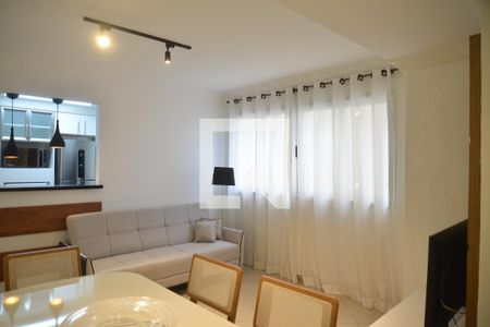  Sala de apartamento para alugar com 2 quartos, 80m² em Jardim, Santo André