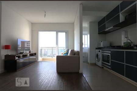 Sala/Cozinha de apartamento para alugar com 1 quarto, 53m² em Alphaville Industrial, Barueri