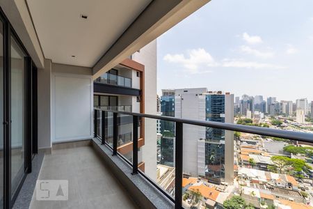 Varanda de kitnet/studio para alugar com 1 quarto, 39m² em Itaim Bibi, São Paulo