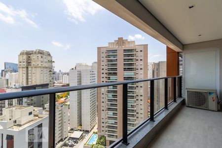 Varanda de kitnet/studio para alugar com 1 quarto, 39m² em Itaim Bibi, São Paulo