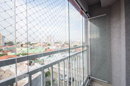 Varanda de apartamento à venda com 3 quartos, 64m² em Vila Homero Thon, Santo André