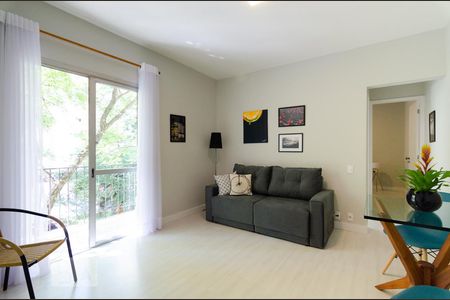 Sala de apartamento para alugar com 1 quarto, 45m² em Cambuí, Campinas