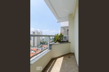 Varanda da Sala de apartamento para alugar com 2 quartos, 83m² em Vila Gilda, Santo André