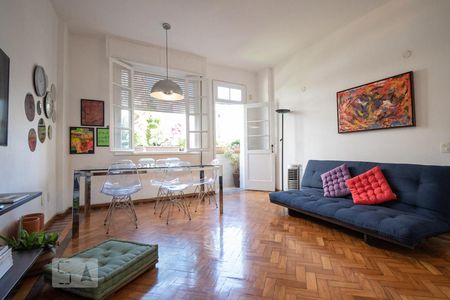 Sala de apartamento à venda com 3 quartos, 90m² em Glória, Rio de Janeiro