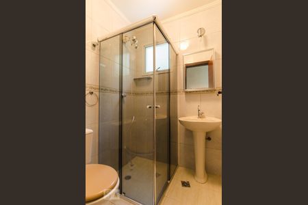 Banheiro de apartamento à venda com 3 quartos, 87m² em Campestre, Santo André
