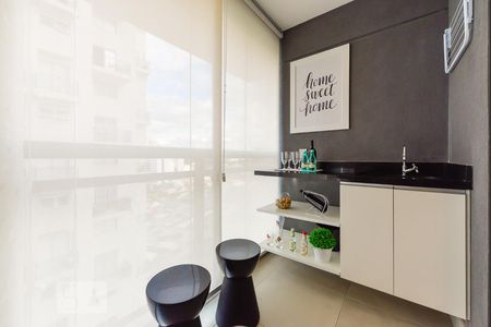 Varanda de kitnet/studio para alugar com 1 quarto, 31m² em Sumarezinho, São Paulo