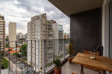 Varanda de kitnet/studio à venda com 1 quarto, 35m² em Vila Olímpia, São Paulo