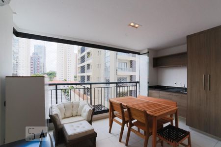 Varanda de apartamento para alugar com 1 quarto, 55m² em Vila Cordeiro, São Paulo