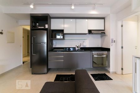 Cozinha de apartamento para alugar com 1 quarto, 55m² em Vila Cordeiro, São Paulo