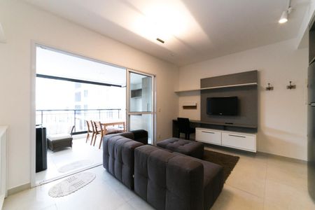 Sala de apartamento para alugar com 1 quarto, 55m² em Vila Cordeiro, São Paulo