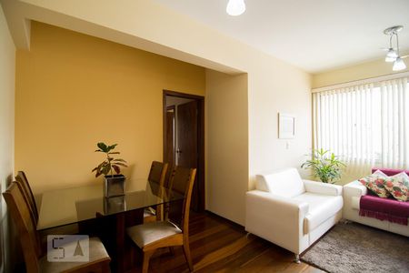 Sala  de apartamento para alugar com 3 quartos, 90m² em Santo Antônio, Belo Horizonte