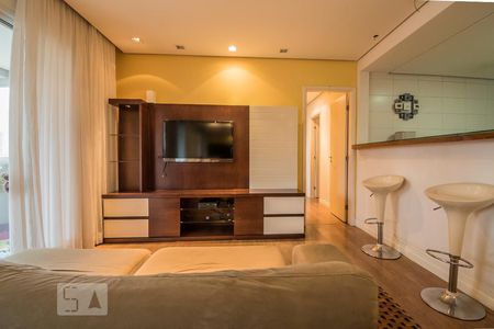 Sala de apartamento para alugar com 4 quartos, 130m² em Brooklin Paulista, São Paulo