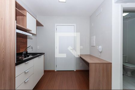 Cozinha de kitnet/studio para alugar com 1 quarto, 33m² em Barra Funda, São Paulo