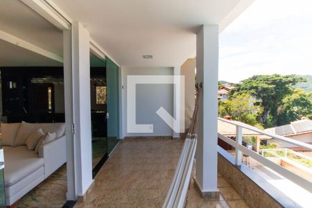 Varanda da Sala de casa de condomínio à venda com 5 quartos, 480m² em São Francisco, Niterói