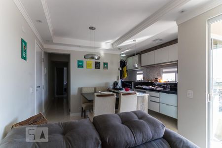 Sala de apartamento à venda com 2 quartos, 52m² em Vila Eldízia, Santo André