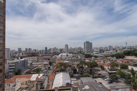 Vista da Sala e da Varanda de apartamento para alugar com 2 quartos, 58m² em Barra Funda, São Paulo