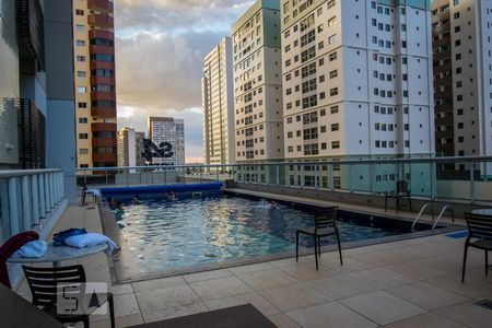 Piscina de kitnet/studio para alugar com 1 quarto, 24m² em Águas Claras , Brasília