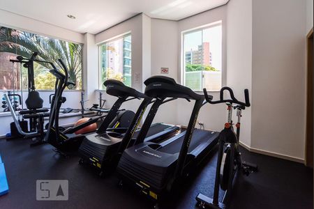 Apartamento para alugar com 92m², 1 quarto e 3 vagas Apartamento para alugar com 92m², 1 quarto e 3 vagasAcademia