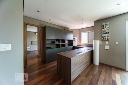 Sala de apartamento para alugar com 1 quarto, 92m² em Bairro Jardim, Santo André