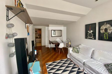 Sala de apartamento à venda com 3 quartos, 96m² em Humaitá, Rio de Janeiro