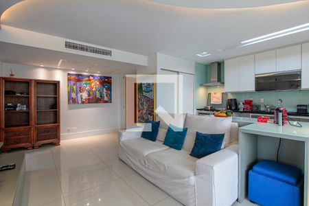 Sala de apartamento à venda com 2 quartos, 105m² em Barra da Tijuca, Rio de Janeiro