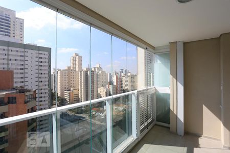 Vista da Varanda de kitnet/studio à venda com 1 quarto, 37m² em Brooklin Paulista, São Paulo