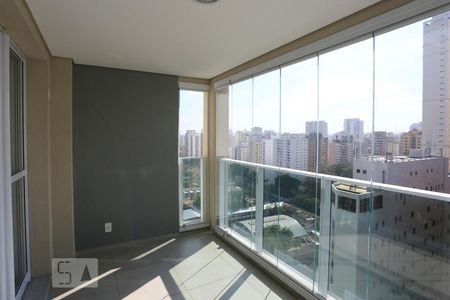 Varanda de kitnet/studio à venda com 1 quarto, 37m² em Brooklin Paulista, São Paulo