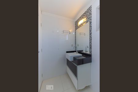 Banheiro da suíte de apartamento à venda com 1 quarto, 50m² em Jardim Proença, Campinas