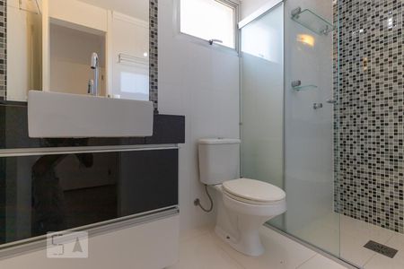 Banheiro da suíte de apartamento à venda com 1 quarto, 50m² em Jardim Proença, Campinas