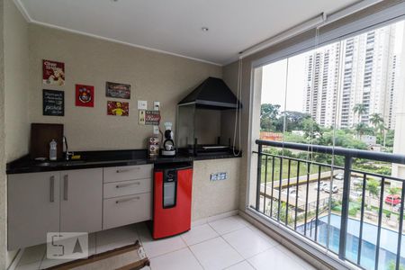 Varanda gourmet de apartamento à venda com 2 quartos, 83m² em Jardim Flor da Montanha, Guarulhos