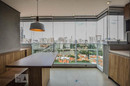 Varanda de apartamento para alugar com 1 quarto, 39m² em Brooklin Paulista, São Paulo