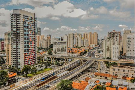 VIsta de apartamento para alugar com 1 quarto, 39m² em Brooklin Paulista, São Paulo