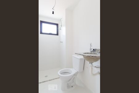 Banheiro de apartamento para alugar com 1 quarto, 41m² em Vila Valparaíso, Santo André