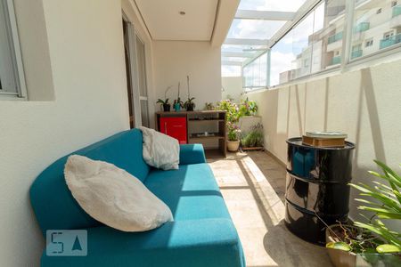 Varanda de apartamento à venda com 2 quartos, 107m² em Chácara Santo Antônio , São Paulo