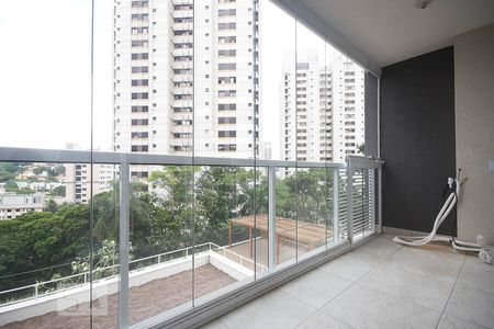 Varanda de kitnet/studio à venda com 1 quarto, 35m² em Chácara Itaim, São Paulo