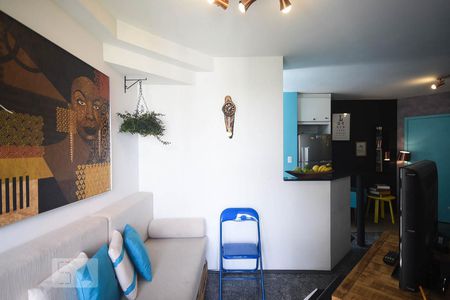 Sala de apartamento à venda com 1 quarto, 43m² em Vila Suzana, São Paulo