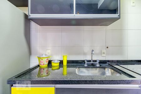 Cozinha de kitnet/studio para alugar com 1 quarto, 50m² em Indianópolis, São Paulo