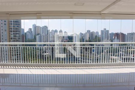 Sala (varanda gourmet) de apartamento para alugar com 4 quartos, 230m² em Vila Andrade, São Paulo