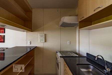 Cozinha de apartamento à venda com 1 quarto, 35m² em Silveira, Belo Horizonte