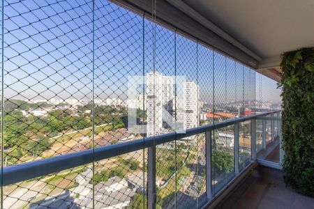 Vista  Varanda Sala de apartamento para alugar com 3 quartos, 157m² em Vila Anastácio, São Paulo