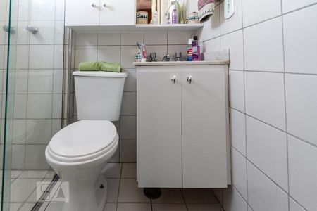 banheiro suite de apartamento à venda com 3 quartos, 63m² em Chácara Belenzinho, São Paulo
