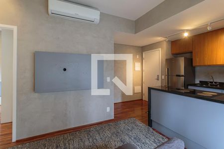 Sala de apartamento para alugar com 1 quarto, 49m² em Jardim Paulistano, São Paulo