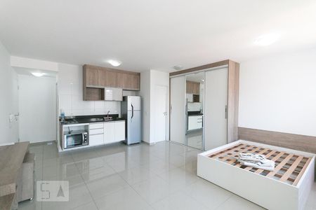 Quarto e cozinha  de apartamento para alugar com 1 quarto, 43m² em Paraíso, São Paulo
