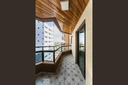 Varanda da Sala de apartamento à venda com 3 quartos, 127m² em Parque das Nações, Santo André