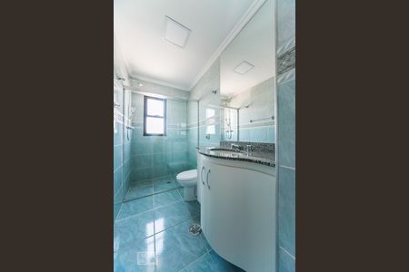 Banheiro de apartamento à venda com 3 quartos, 127m² em Parque das Nações, Santo André
