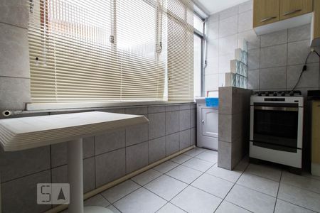 Cozinha de apartamento para alugar com 1 quarto, 57m² em Jardim Botânico, Porto Alegre