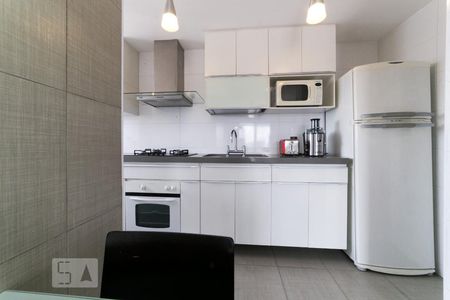 Cozinha de apartamento à venda com 1 quarto, 52m² em Chácara Santo Antônio (zona Sul), São Paulo