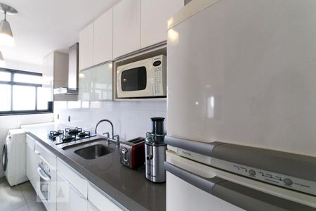 Cozinha de apartamento à venda com 1 quarto, 52m² em Chácara Santo Antônio (zona Sul), São Paulo