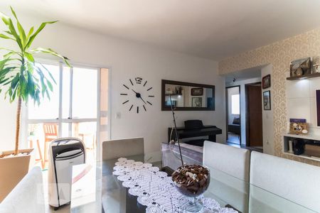 Sala de apartamento à venda com 3 quartos, 100m² em Vila Valparaíso, Santo André